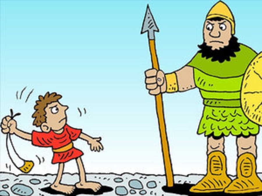 David And Goliath Bible Story Cartoons