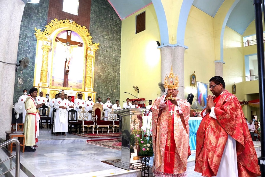 Jhansi Solemn Feast of St Jude Begins Indian Catholic Matters