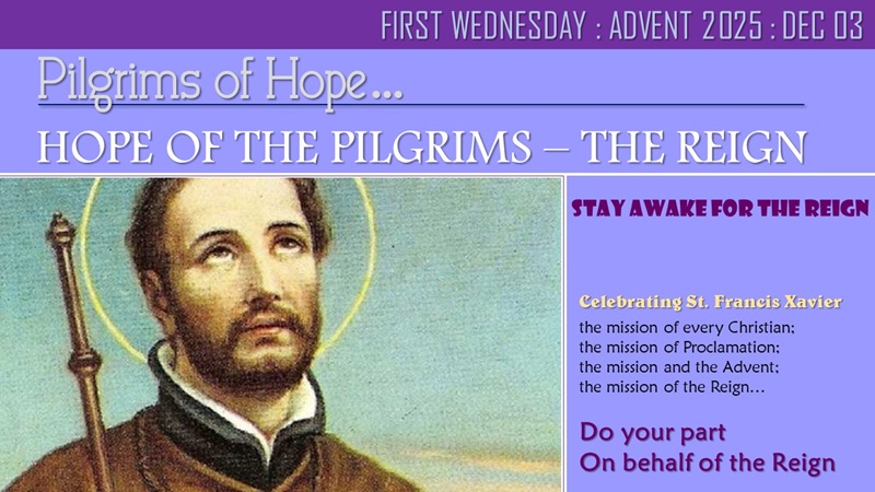 Advent: On behalf of the Reign - Indian Catholic Matters
